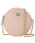 Round Quilted Crossbody, front view
